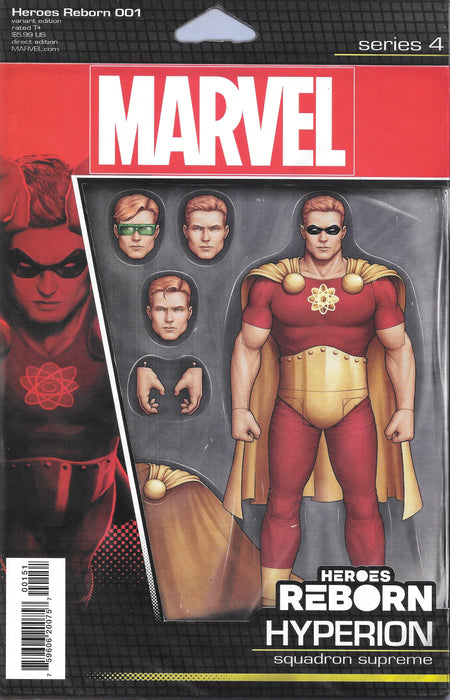 Heroes Reborn #1 Comic, Carded Hyperion Variant