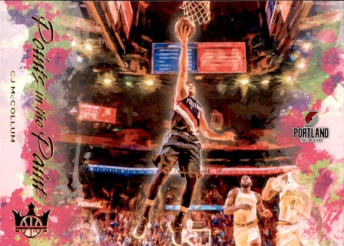 CJ McCollum, Points in the Paint, 2019-20 Panini Court Kings Basketball NBA