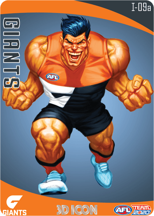 GWS Giants Mascot, 3D Icon, 2020 Teamcoach AFL