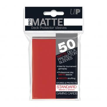ULTRA PRO Deck Protector - Pro-Matte 50ct Red