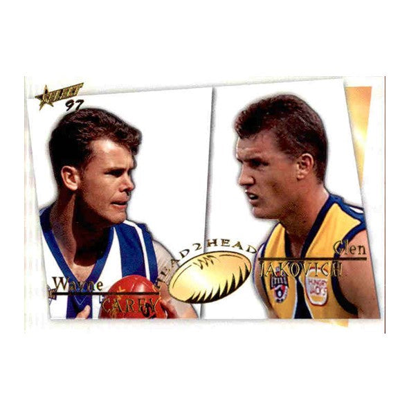 Wayne Carey & Glen Jakovich, Head2Head, 1997 Select AFL