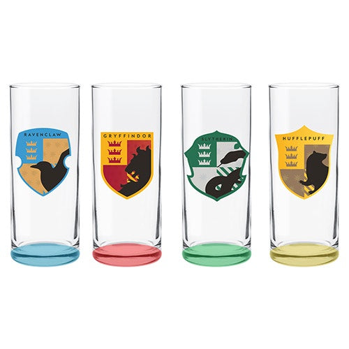 HARRY POTTER SET OF 4 HIGHBALL GLASSES