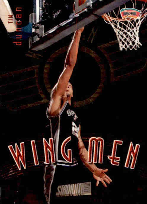 Tim Duncan, Wing Men, 1998-99 Topps Stadium Club Basketball NBA