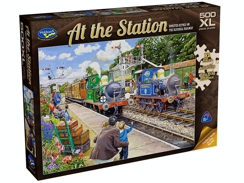 AT THE STATION, Horsted Keynes on the Bluebell Railway, 500XL Piece Jigsaw Puzzle