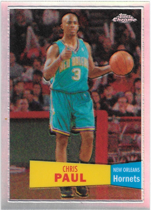 Chris Paul, Silver Refractor, 1957-58 Variation, 2007-08 Topps Chrome Basketball NBA