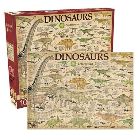 Smithsonian Dinosaurs 1000 Piece Jigsaw Puzzle by Aquarius