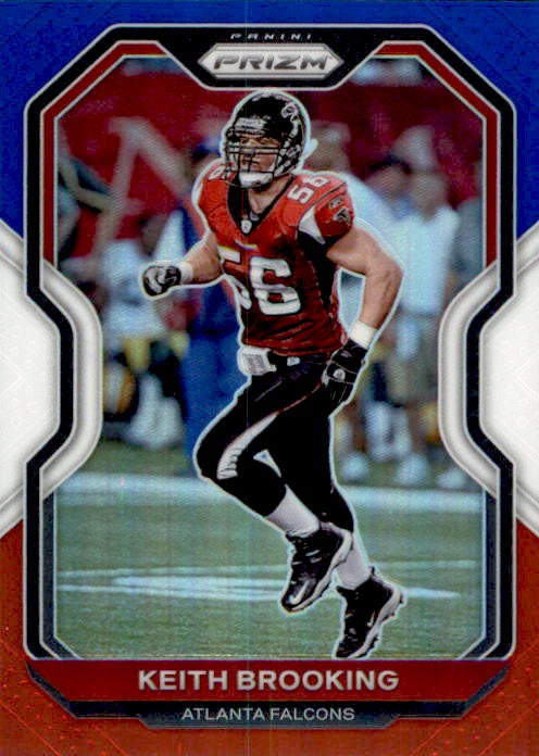 Keith Brooking, Red White Blue Prizm, 2020 Panini Prizm Football NFL