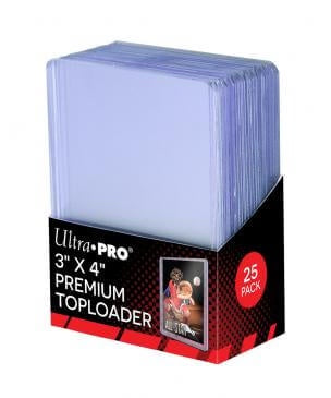 ULTRA PRO - TOP LOADER - 3x4 - Super Clear Premium (PK 25)