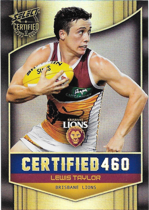 Lewis Taylor, Certified 460, 2017 Select AFL Certified
