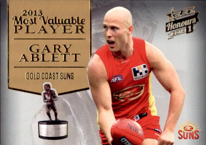Gary Ablett, MVP Medallist Card, 2014 Select AFL Honours 1