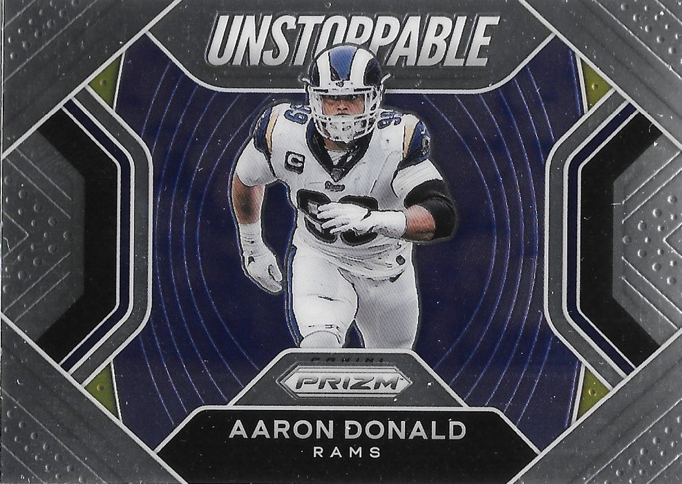 Aaron Donald, Unstoppable, 2020 Panini Prizm Football NFL