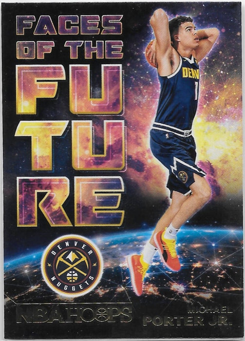 Michael Porter Jr, Holo Faces of the Future, 2018-19 Panini Hoops Basketball NBA