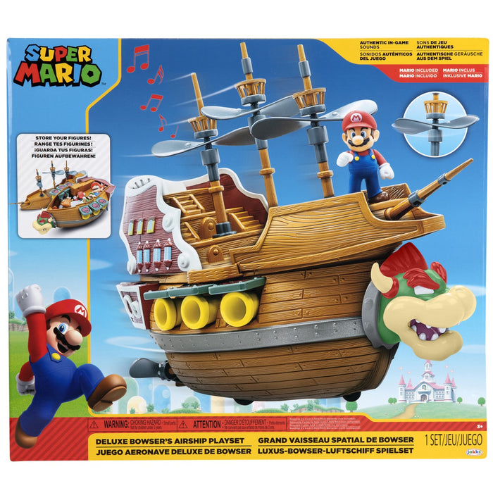 Nintendo Super Mario DLX Bowser's Ship Playset