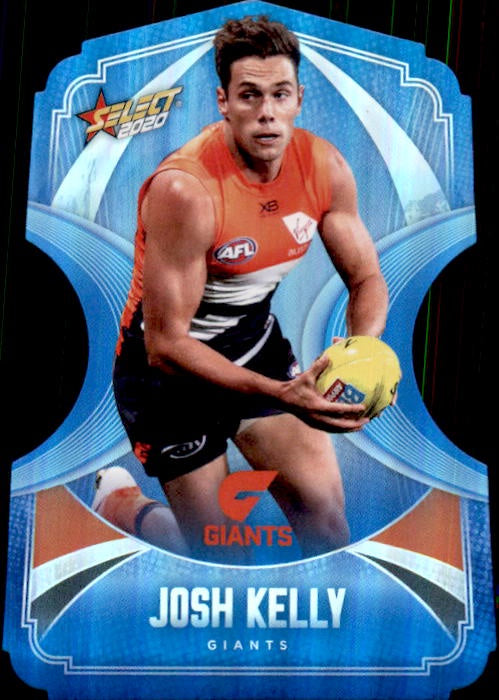 Josh Kelly, Ice Blue Diecuts, 2020 Select AFL Footy Stars