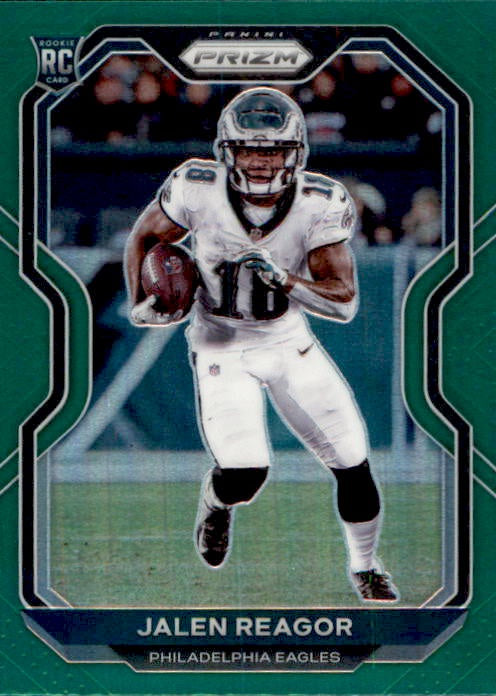 Jalen Reagor, RC, Green Prizm, 2020 Panini Prizm Football NFL
