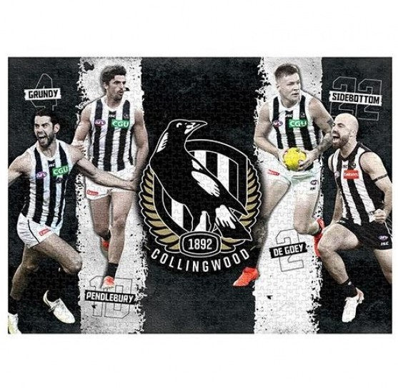 Collingwood Magpies, 4 Player, 1000 Piece Jigsaw Puzzle