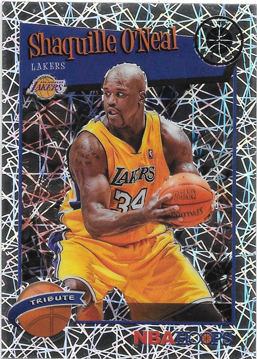 Shaquille O'Neal, Tribute, Silver Laser Prizm, 2019-20 Panini Hoops Premium Stock Basketball NBA