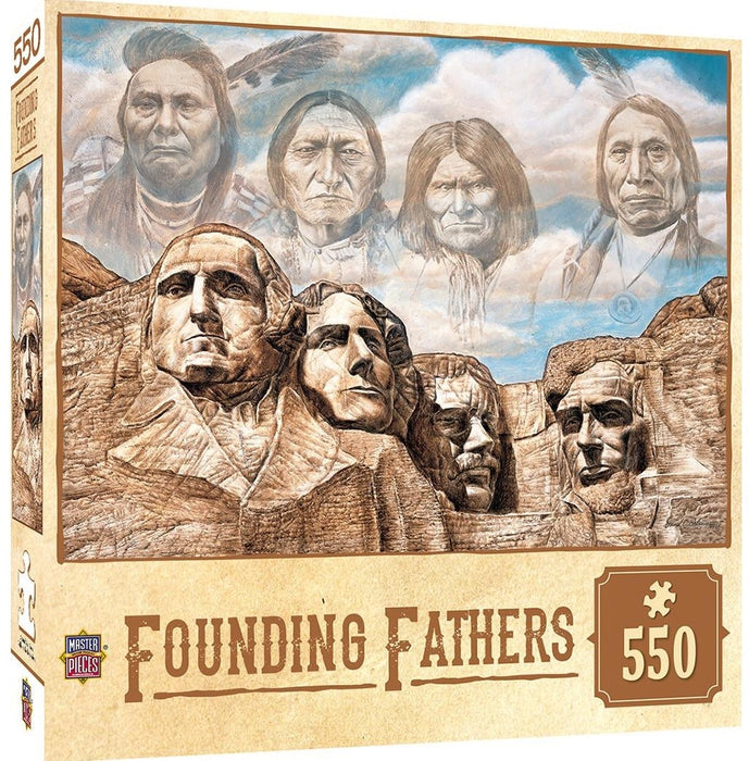 Masterpieces Tribal Spirit American Founding Fathers 550 piece Jigsaw Puzzle