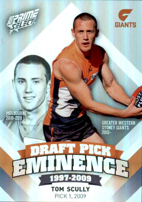 Tom Scully, Draft Pick Eminence, 2013 Select AFL Prime
