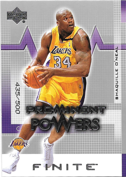 Shaquille O'Neal, Prominent Powers, 2003-04 UD Finite Basketball NBA