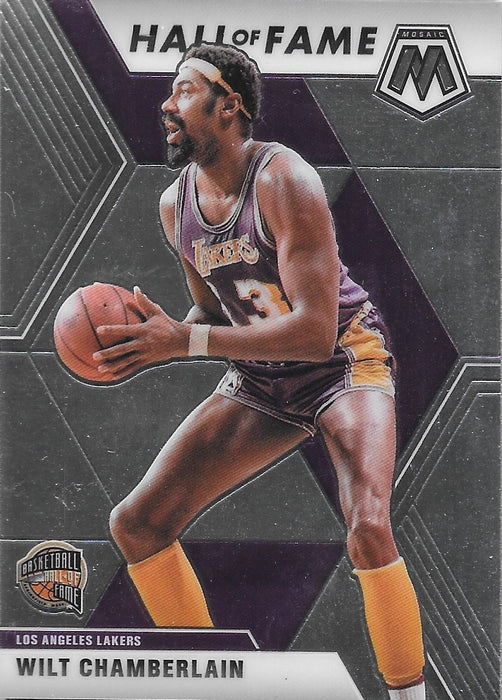 Wilt Chamberlain, #285, Hall of Fame, 2019-20 Panini Mosaic Basketball NBA