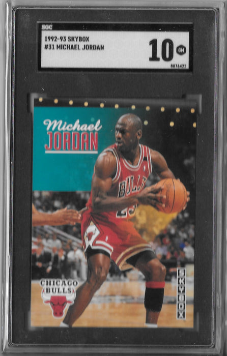 Michael Jordan, 1992-93 Skybox Basketball, SGC 10 Gem Mint
