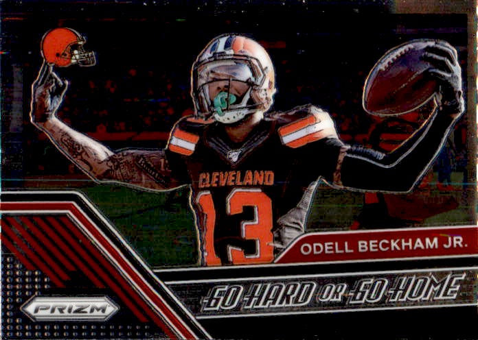 Odell  Beckham Jr, Go Hard or Go Home, 2020 Panini Prizm Football NFL