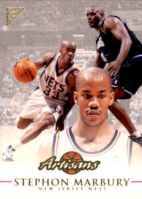 Stephon Marbury, Artisans, 2000-01 Topps Gallery NBA Basketball