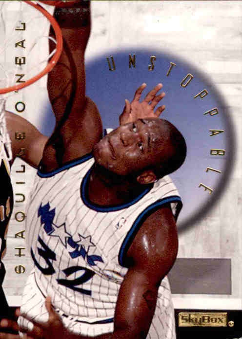 Shaquille O'Neal, Unstoppable, 1995-96 Skybox E-XL Basketball NBA