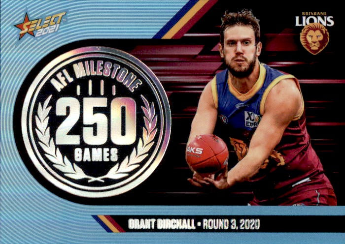 Grant Birchall, 250 Games Milestone, 2021 Select AFL Footy Stars