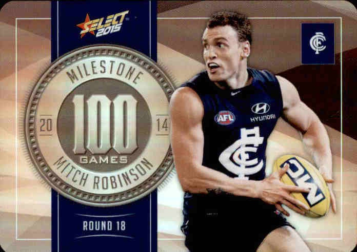 Mitch Robinson, 100 Games Milestone, 2015 Select AFL Champions