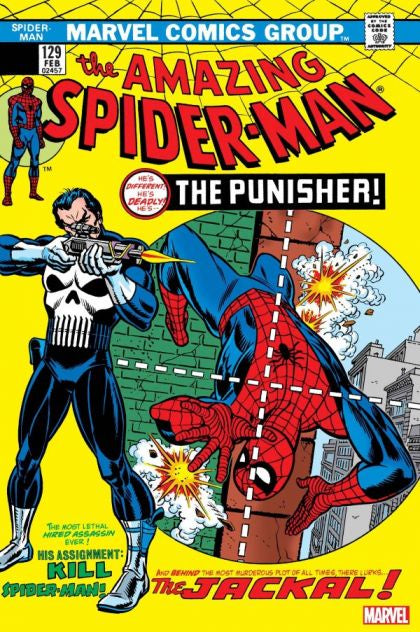 THE AMAZING SPIDER-MAN #129 Facsimile Comic, 1st Appearance of the Punisher & Jackal
