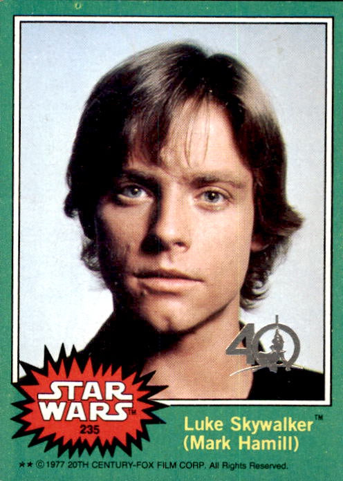 Star Wars 40th Anniversary Stamped Vintage Buyback Green Base #235