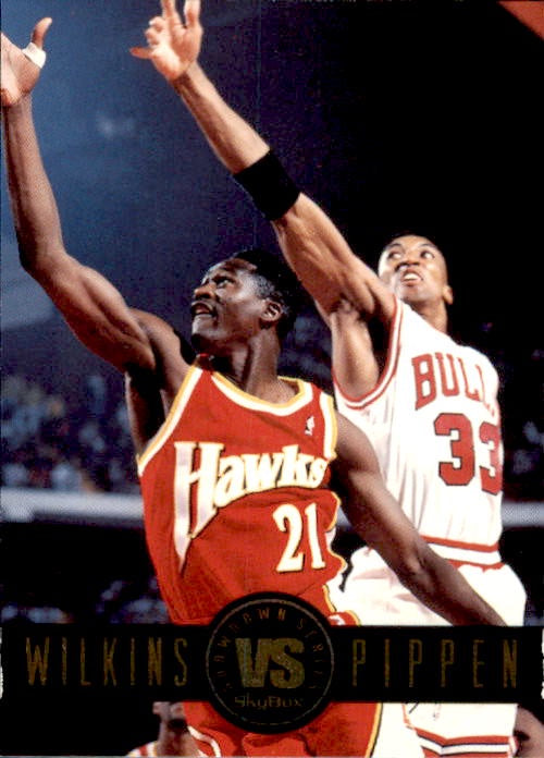 Dominique Wilkins Vs Scottie Pippen, Showdown, 1993-94 Skybox Basketball NBA