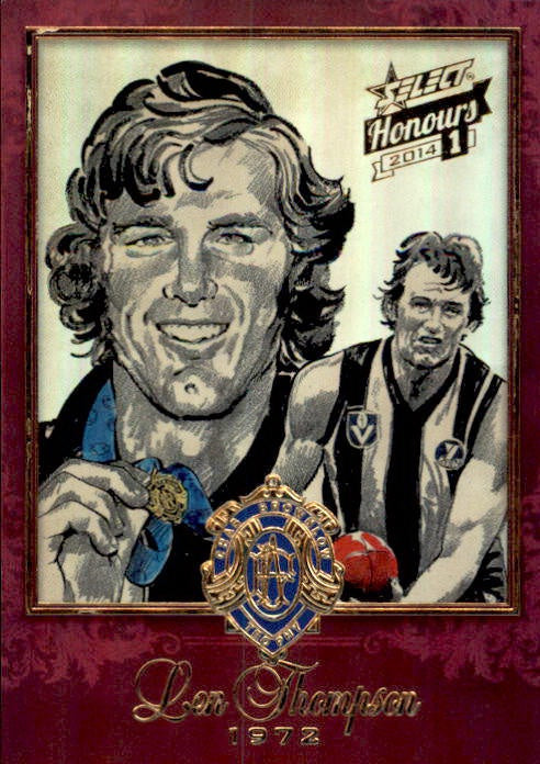 Len Thompson, Brownlow Sketch, 2014 Select AFL Honours 1