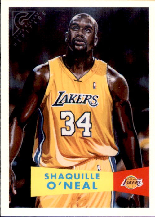Shaquille O'Neal, 1999-00 Topps Gallery Heritage Basketball NBA