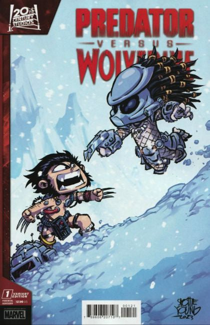Predator vs. Wolverine #1 Scottie Young Variant Comic