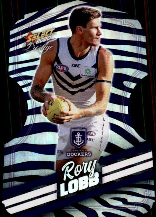 Rory Lobb, Zebra Diecut, 2020 Select AFL PRESTIGE Footy Stars