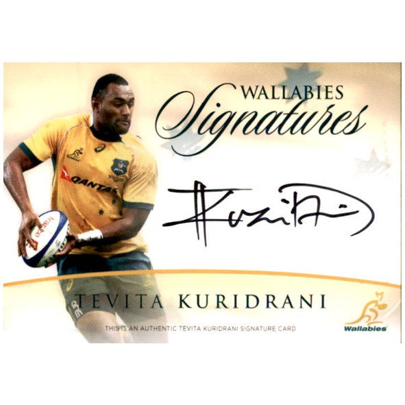 Tevita Kuridrani, Wallabies Signatures, 2016 Tap'n'Play ARU Rugby Union