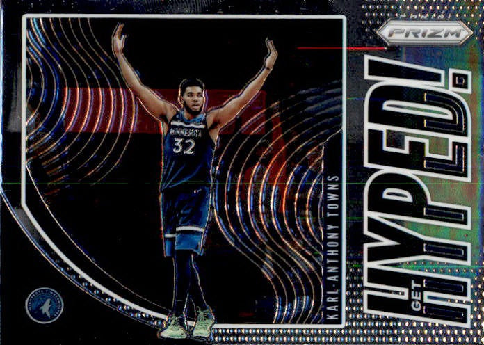 2019-20 Prizm Basketball HYPED Karl Anthony Towns