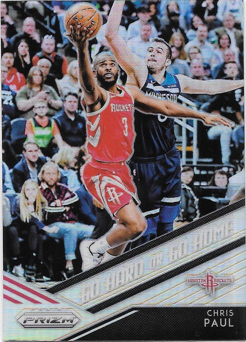 Chris Paul, Silver Prizm, Go Hard or Go Home, 2018-19 Panini Prizm Basketball NBA