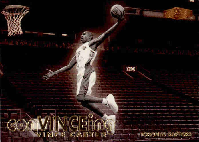 Vince Carter, ConVINCEing #10, 1999-2000 Flair Showcase Basketball NBA