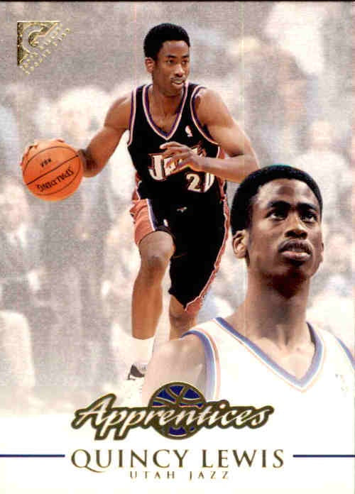 Quincy Lewis, Apprentices, 2000-01 Topps Gallery NBA Basketball