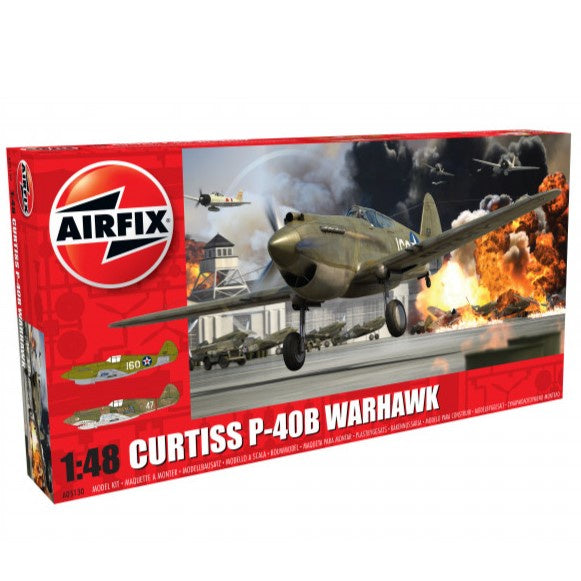 AIRFIX CURTISS P-40B WARHAWK, 1:48 SCALE Model Kit