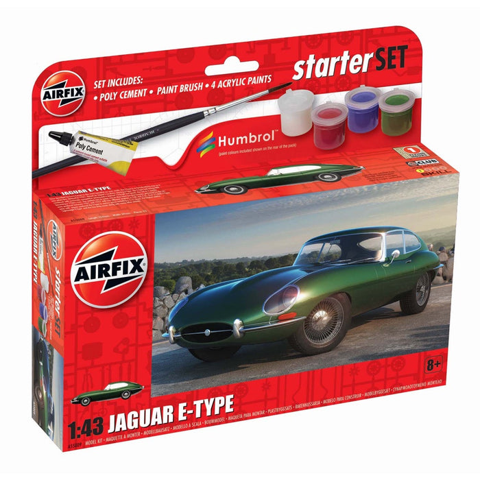 AIRFIX SMALL STARTER SET JAGUAR E-TYPE Model Kit