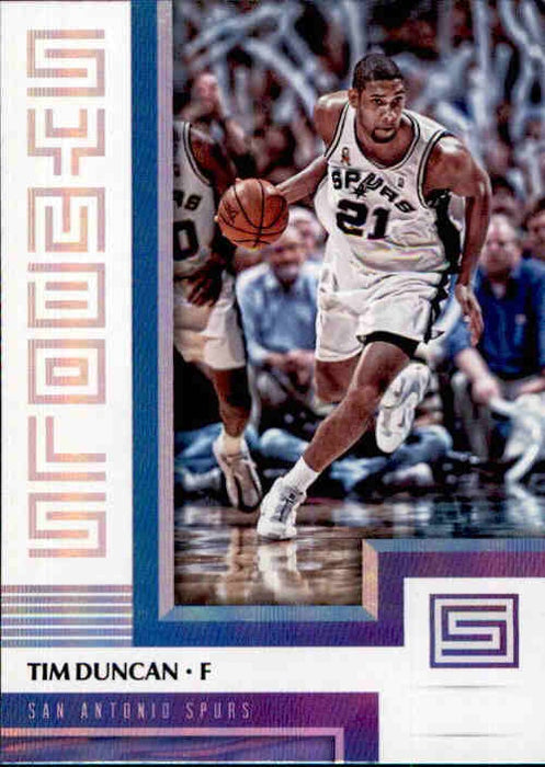 Tim Duncan, Symbols, 2017-18 Panini Status Basketball NBA