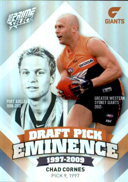 Chad Cornes, Draft Pick Eminence, 2013 Select AFL Prime