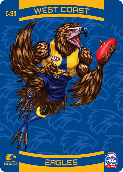 West Coast Eagles Mascot, 3D Icons, 2021 Teamcoach AFL