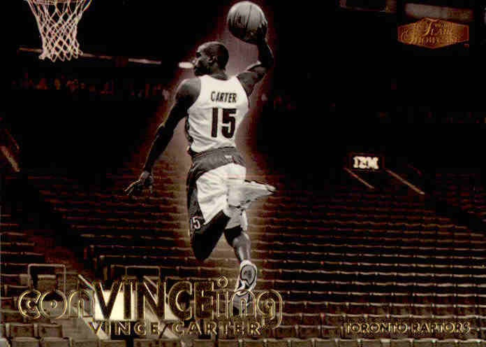 Vince Carter, ConVINCEing #3, 1999-2000 Flair Showcase Basketball NBA
