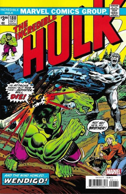 The Incredible Hulk, Vol. 1, #180 Facsimile Comic